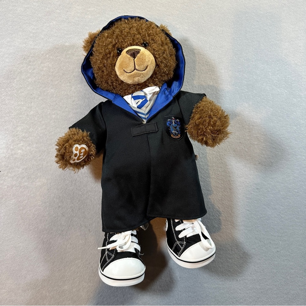 Build-A-Bear Harry Potter Ravenclaw Bear w/ Robe Uniform Tie & Shoes Plush 17”